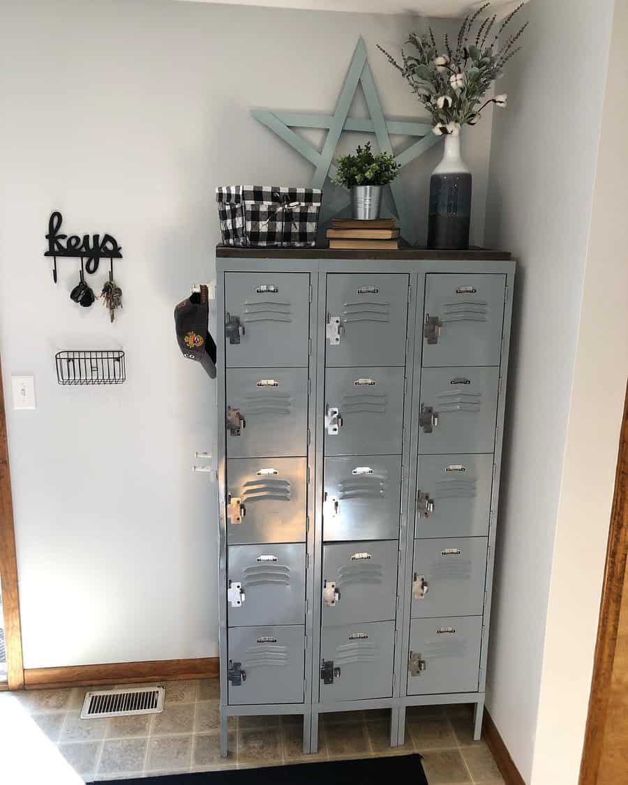 Metal Mudroom Storage Ideas Lemondrop Landing