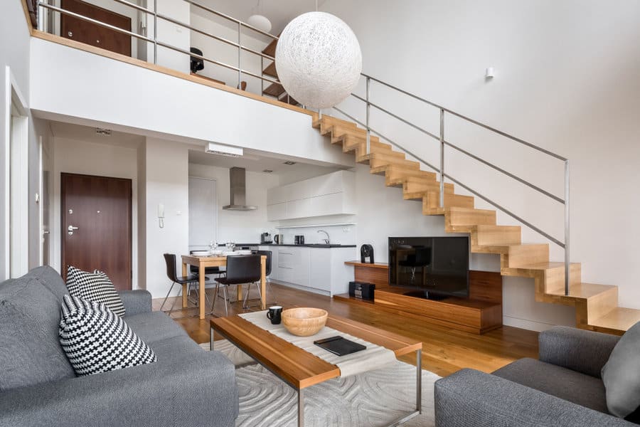 Minimal Design Loft Railing Ideas