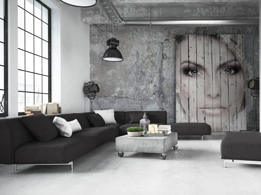 Minimalist Industrial Living Room Ideas