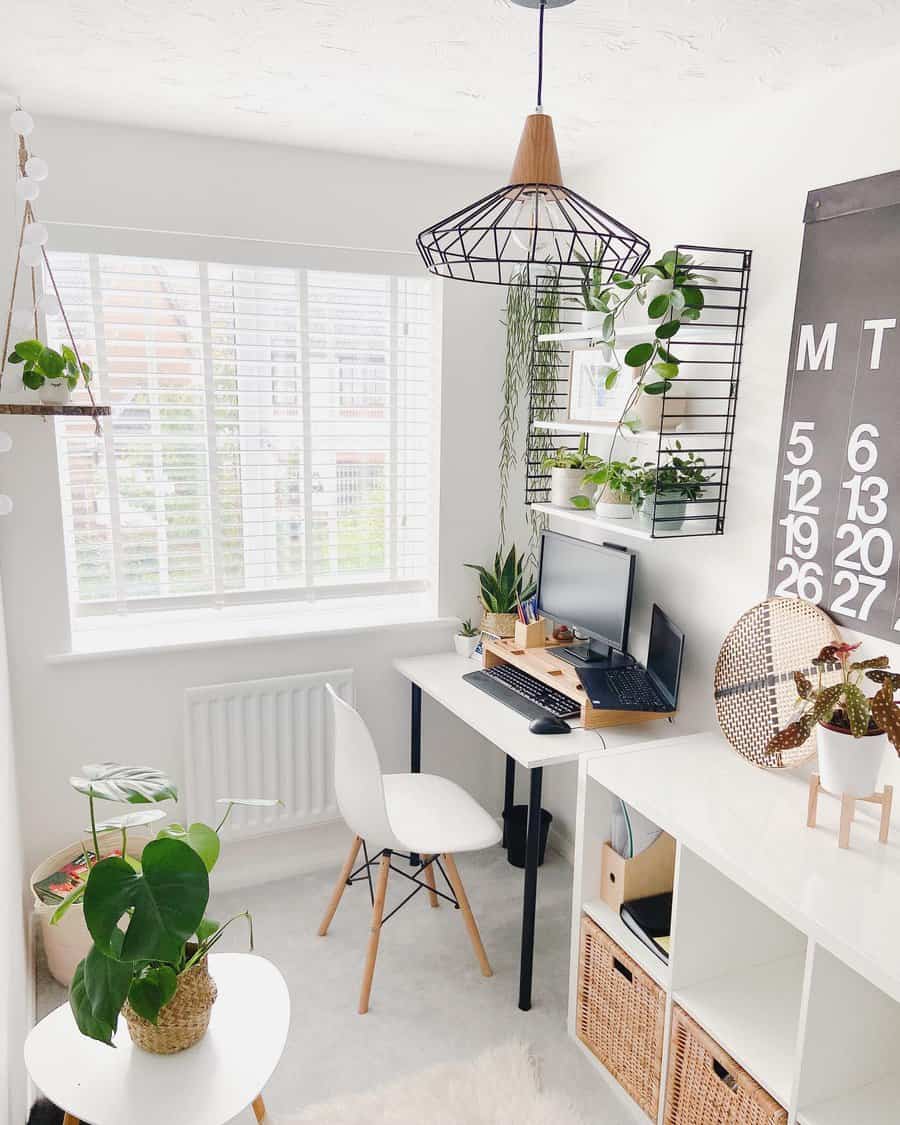 Minimalist Small Office Ideas Happiness Plants Home