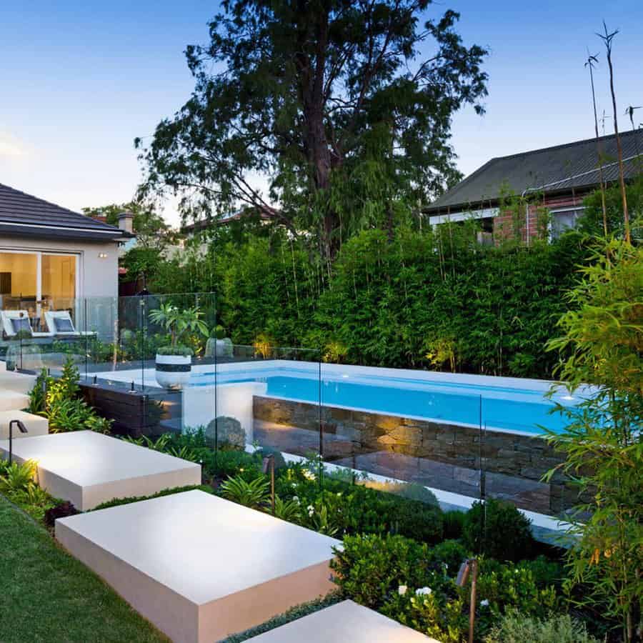 Modern Backyard Pool Ideas Franklin Ld