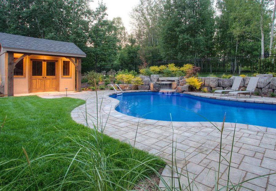 Modern Backyard Pool Ideas Mapleridgelandscapes