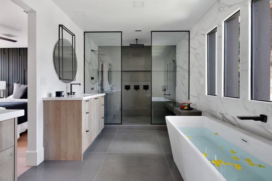 Modern Bathroom Flooring Ideas Londonpiercedesign