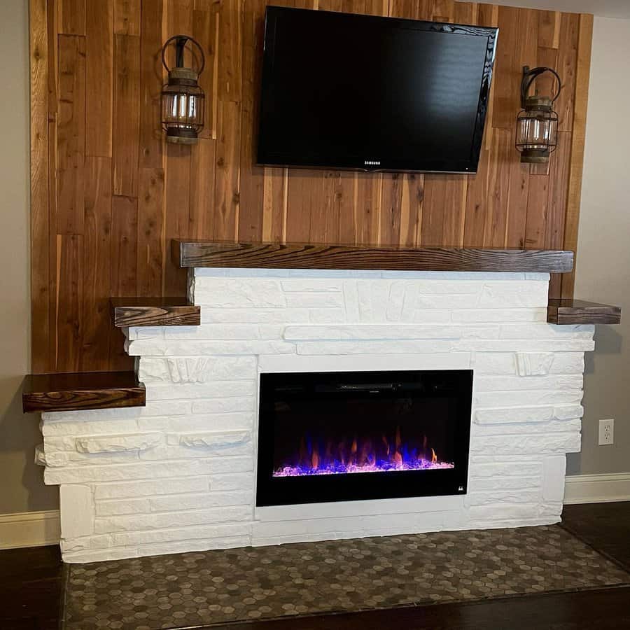 Modern Fireplace Mantel Ideas Midwest Farm Charm