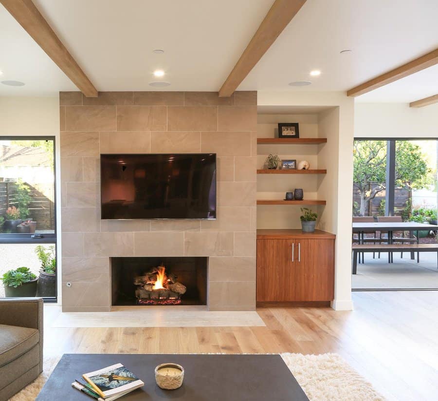 Modern Fireplace Wall Ideas Eyohdesign