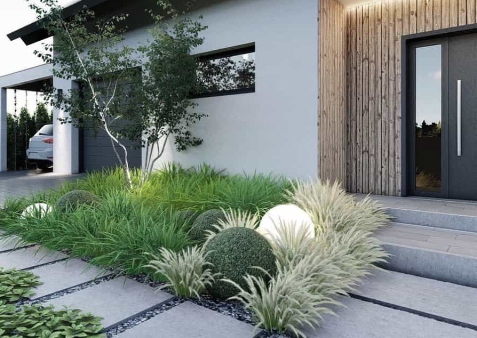 Modern Front Garden Ideas Pracownia Out Form