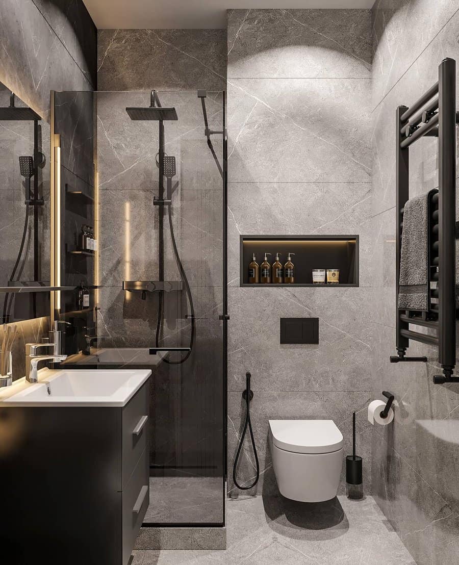 Modern Gray Bathroom Ideas Architectormendisabal