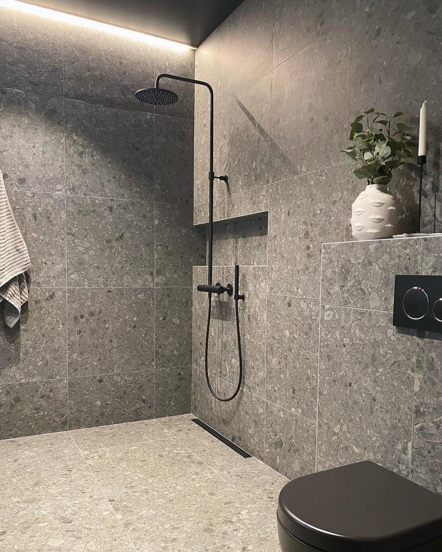 Modern Gray Bathroom Ideas Villa Almhult