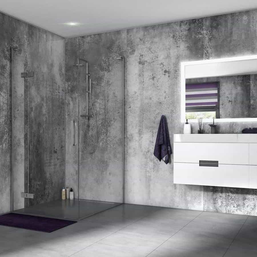 Modern Gray Bathroom Ideas Wetwallsceilings