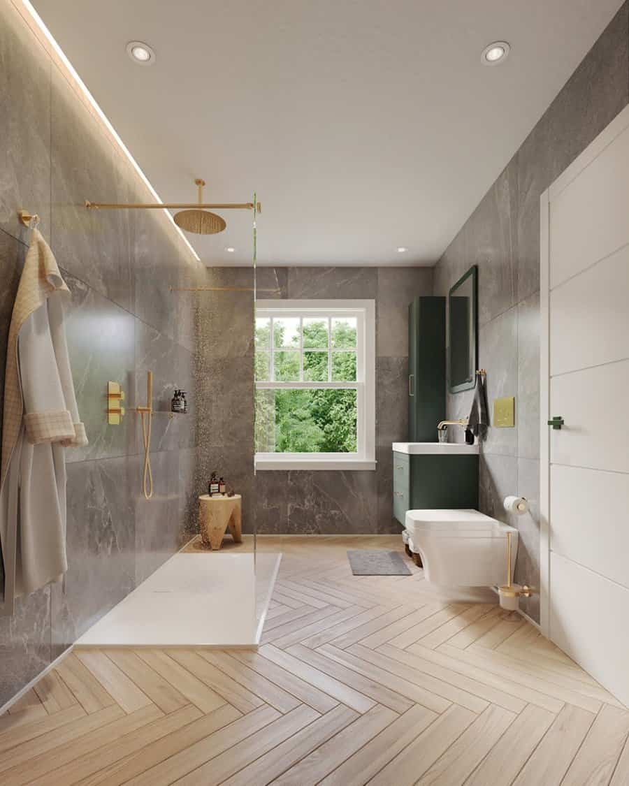 Modern Walk In Shower Ideas Saneuxbathrooms