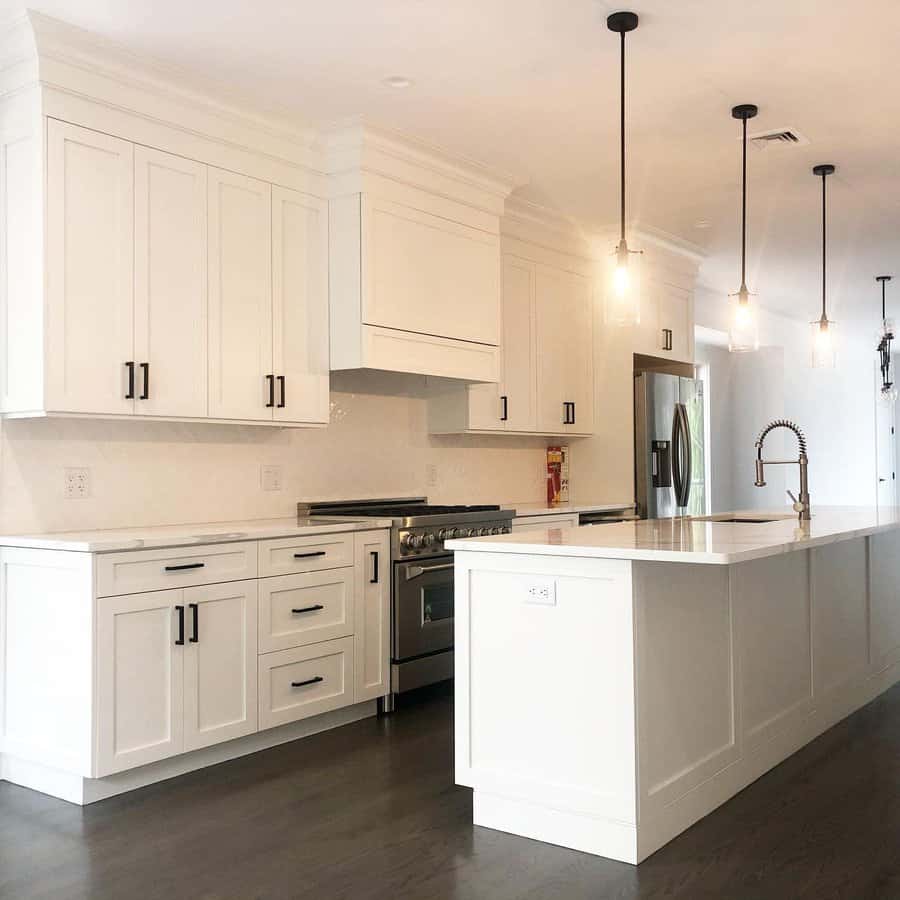 Modern White Kitchen Ideas Knb Sophia