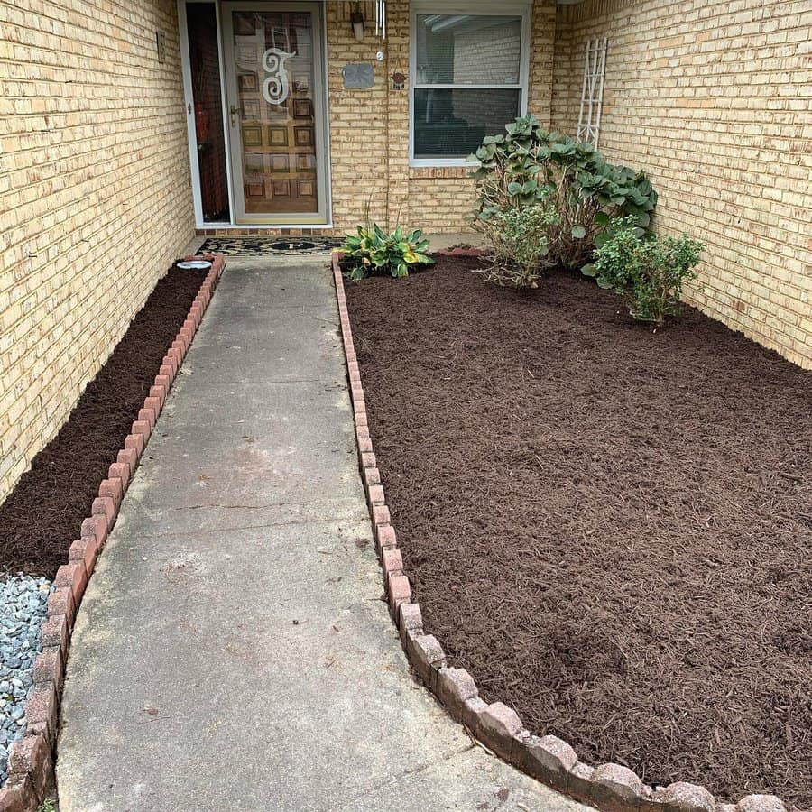 Mulch Simple Landscaping Ideas Cleancutsworld