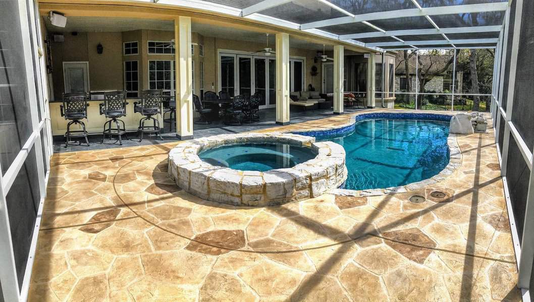 Natural Stone Pool Coping Ideas Sundek Nashville