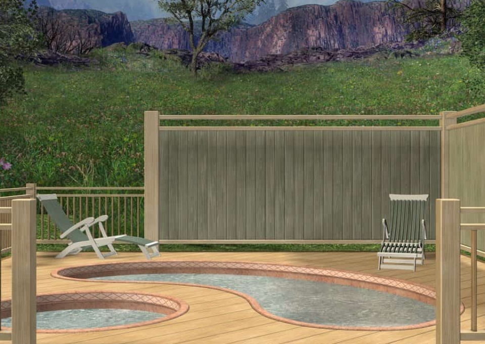 Nature View Hot Tub Deck Ideas