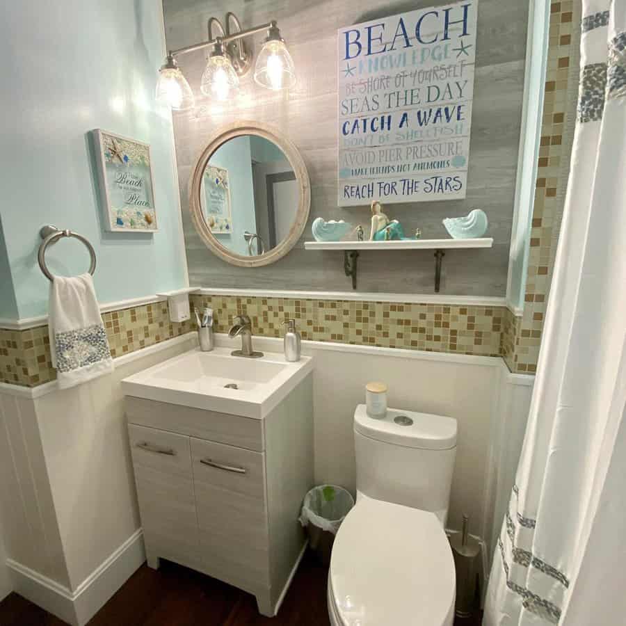 Nautical Beach Bathroom Ideas Chakita