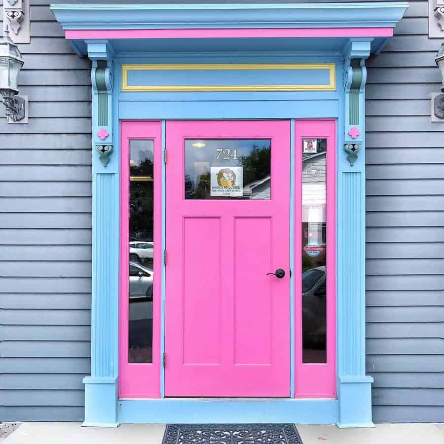 Neon Front Door Color Ideas Leahfrosenbaum