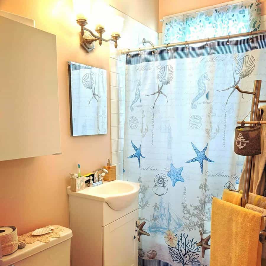 Ocean Beach Bathroom Ideas Ancient Inside