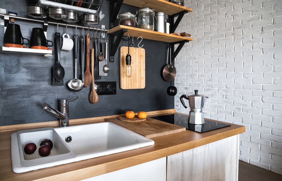 Open Shelving Rustic Kitchen Ideas