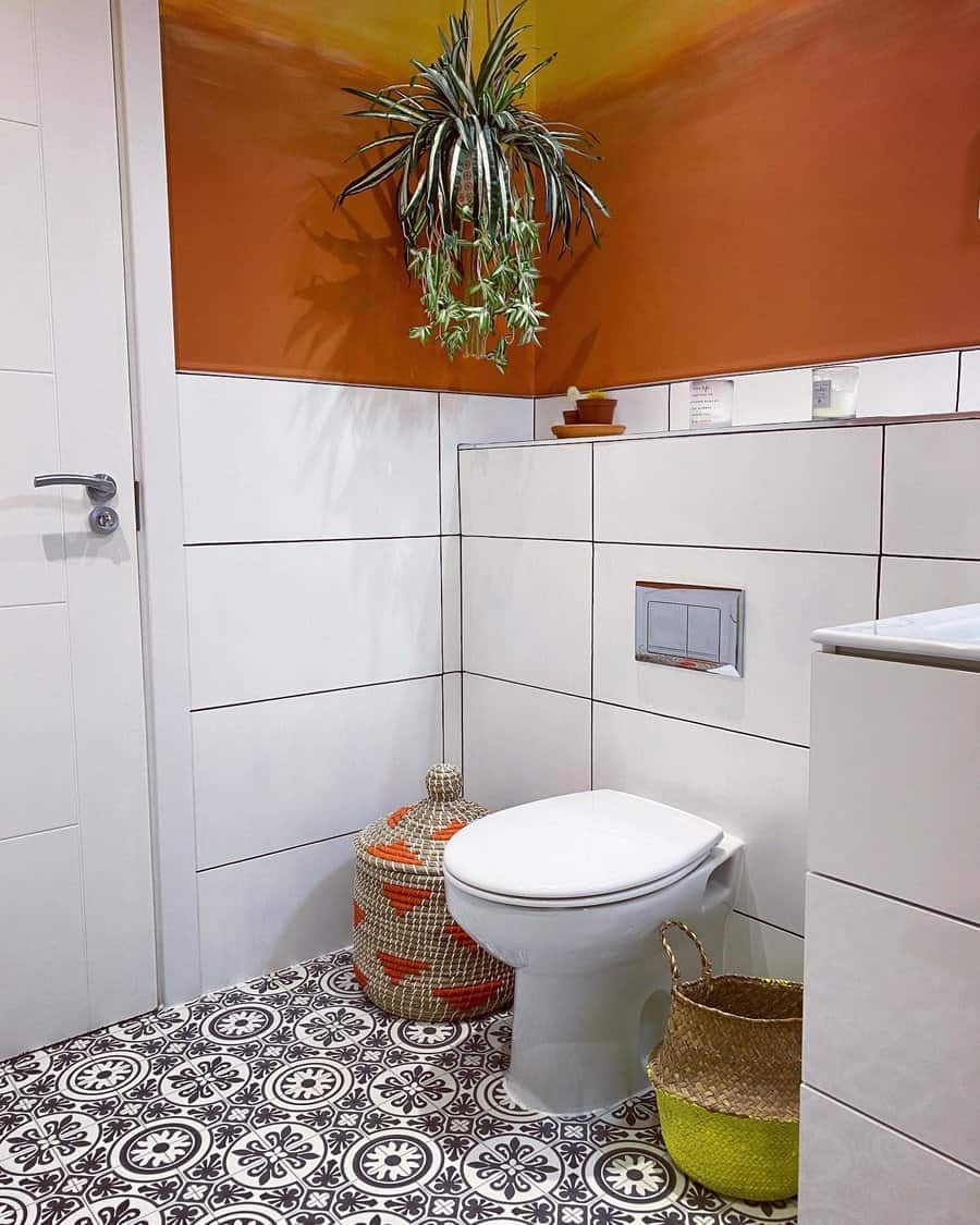 Orange Bathroom Paint Ideas Fanny Williams