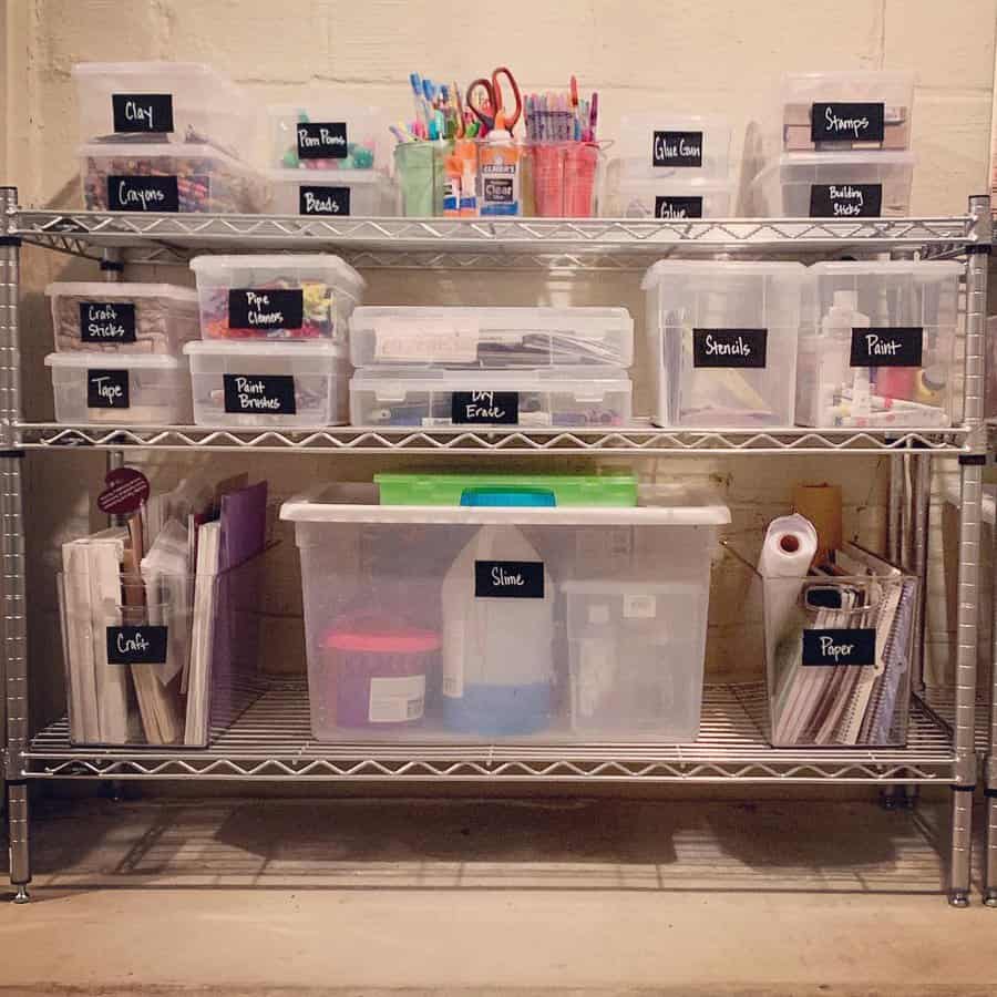 Organized Basement Storage Ideas Spacesbylindsey