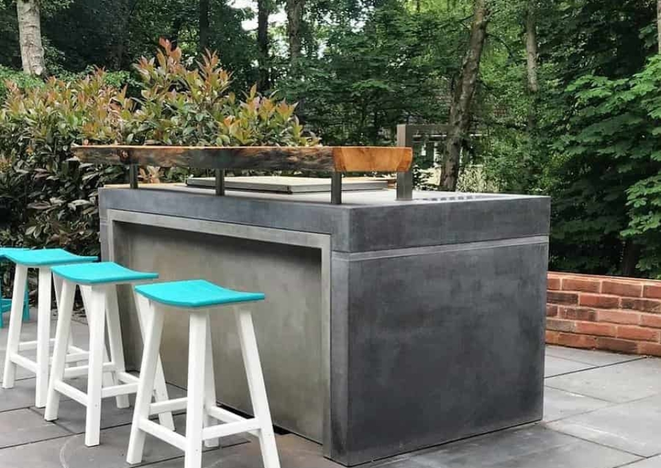 Outdoor Kitchen Island Ideas Cenaoutdoor