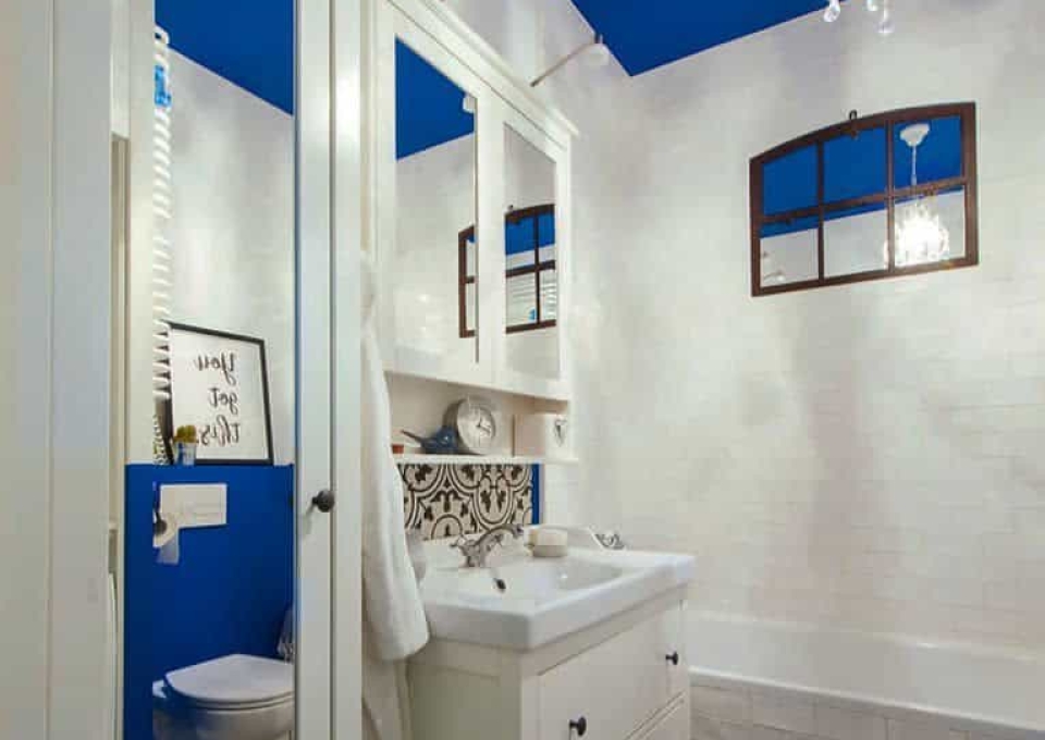 Painted Bathroom Ceiling Ideas Homestagerka