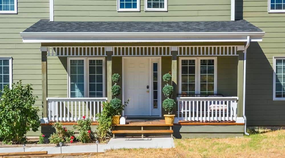 Painted Front Porch Railing Ideas