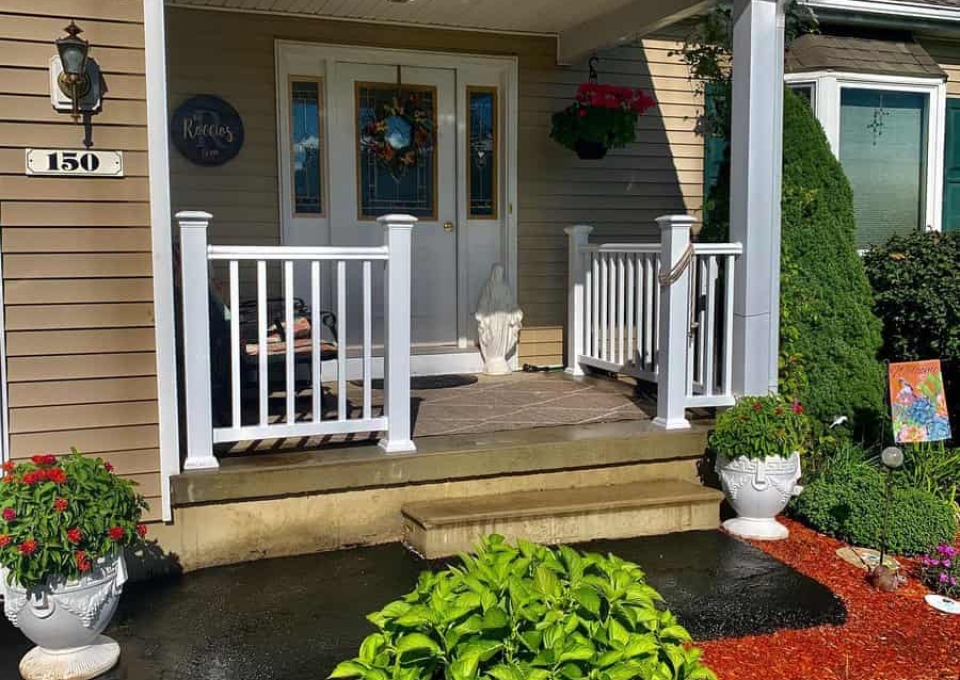 Painted Front Porch Railing Ideas Evil Built