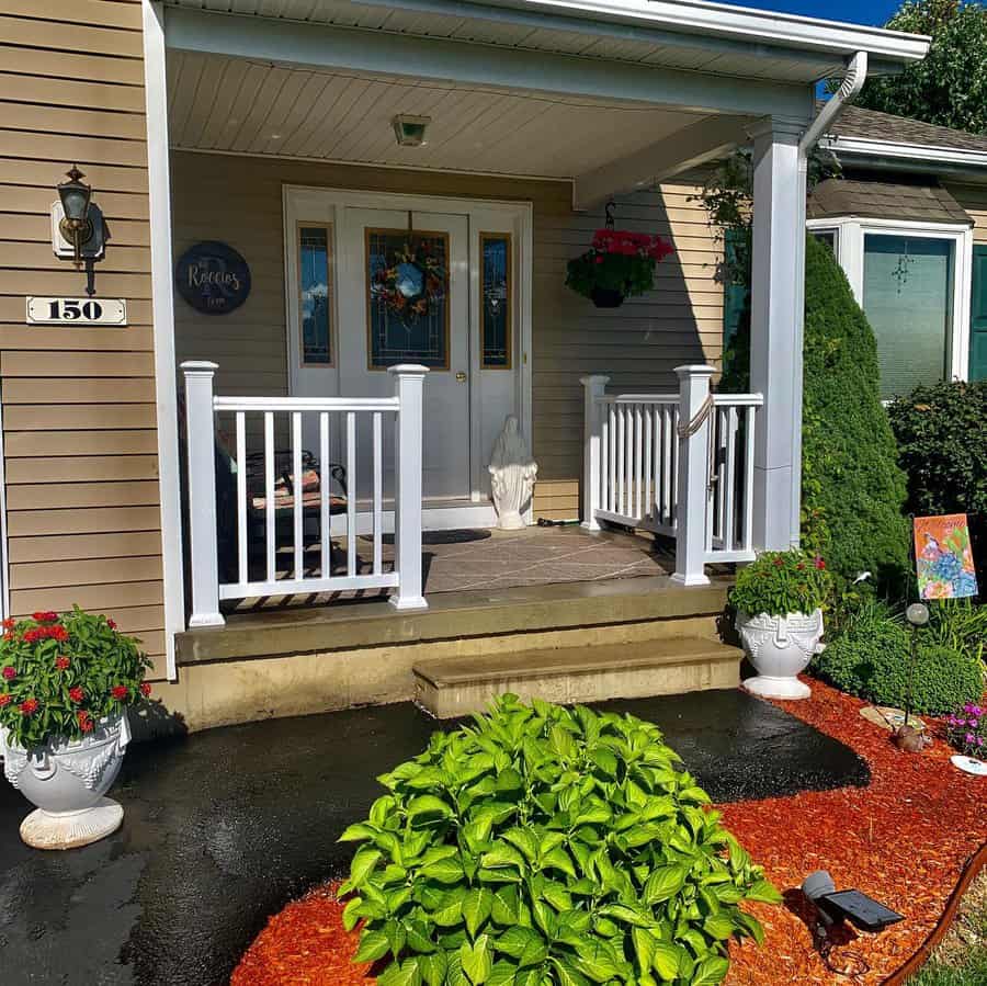 Painted Front Porch Railing Ideas Evil Built