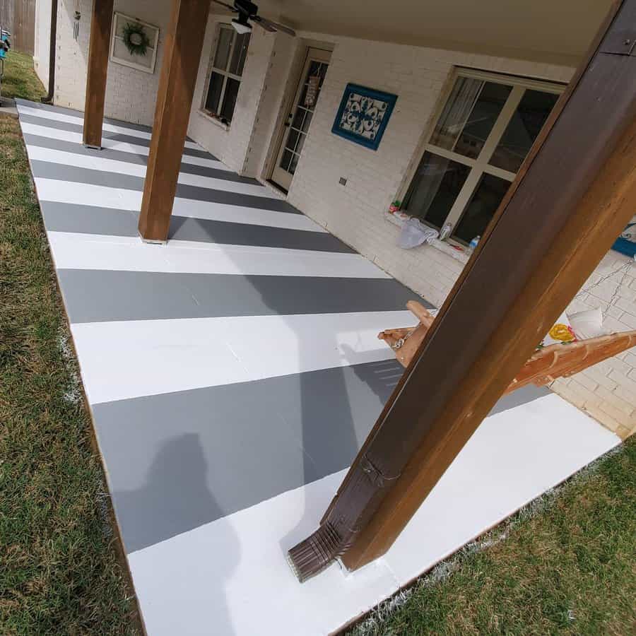 Painted Patio Floor Ideas Emily Scott