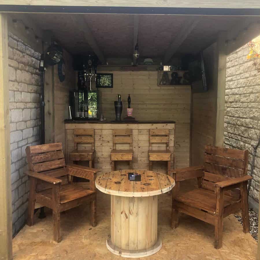 Pallet Backyard Bar Ideas Uk Hockey Fam