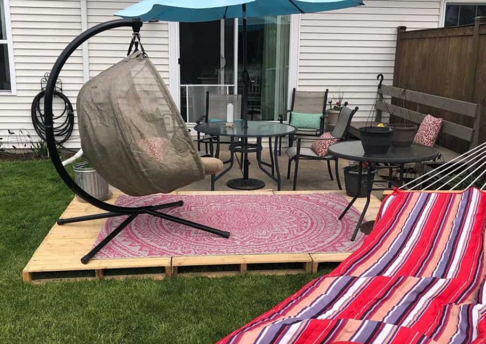 Pallet Deck Cheap Patio Ideas Skish