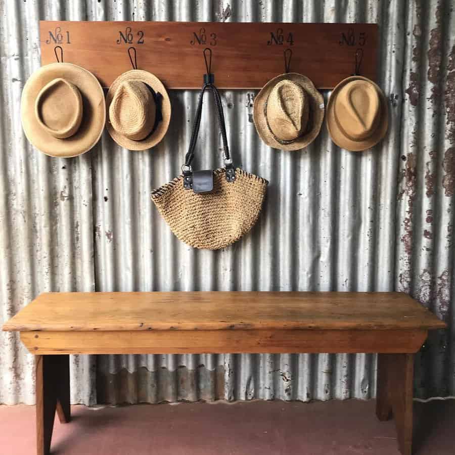 Pallet Hat Rack Ideas Luluandjessvintage