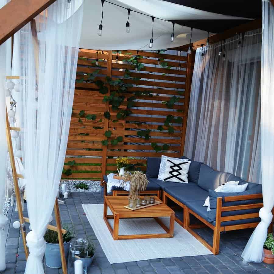 Patio Backyard Privacy Ideas Moj Swiat Zamkniety W M