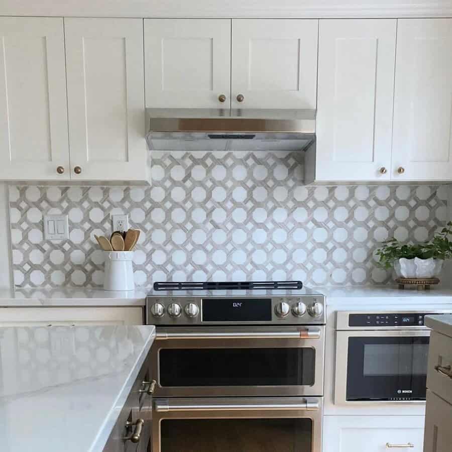 Patterns White Kitchen Backsplash Ideas Onyxfrance