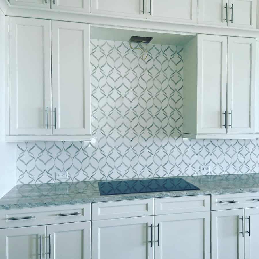 Patterns White Kitchen Backsplash Ideas Orestes Construction Llc