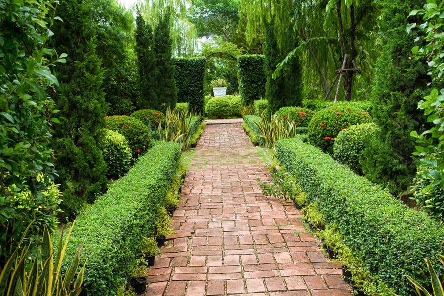 Paved Garden Path Ideas