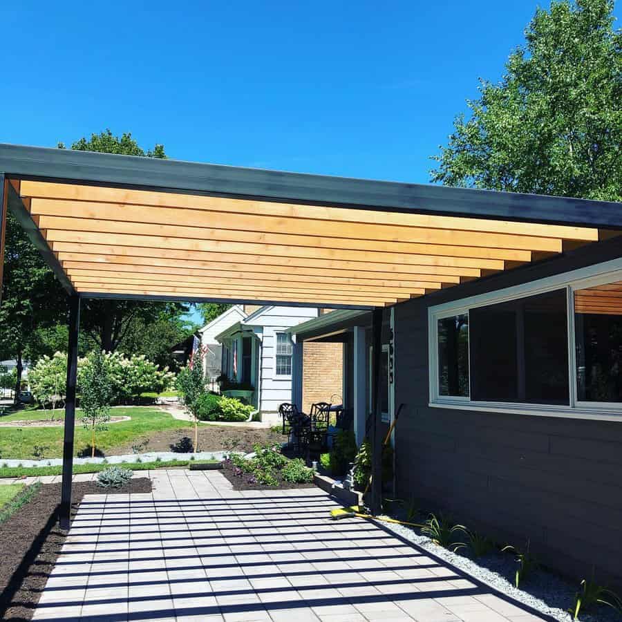 Pergola Front Patio Ideas Hillsidedesignlandscapeinc