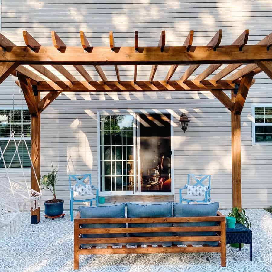 Pergola No Grass Backyard Ideas Jenbenshoof