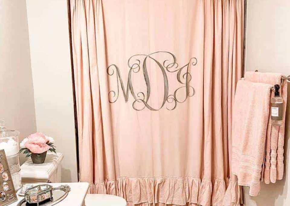 Personalized Shower Curtain Ideas Whitneywhitedraperydesign