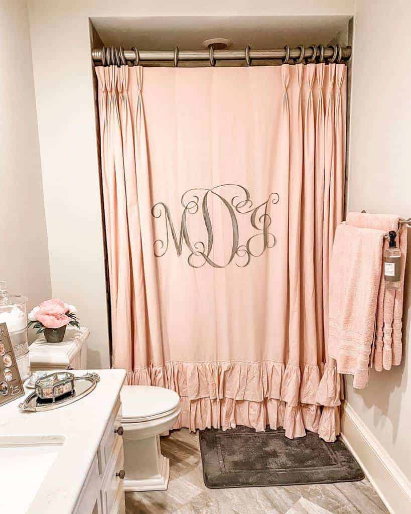 Personalized Shower Curtain Ideas Whitneywhitedraperydesign