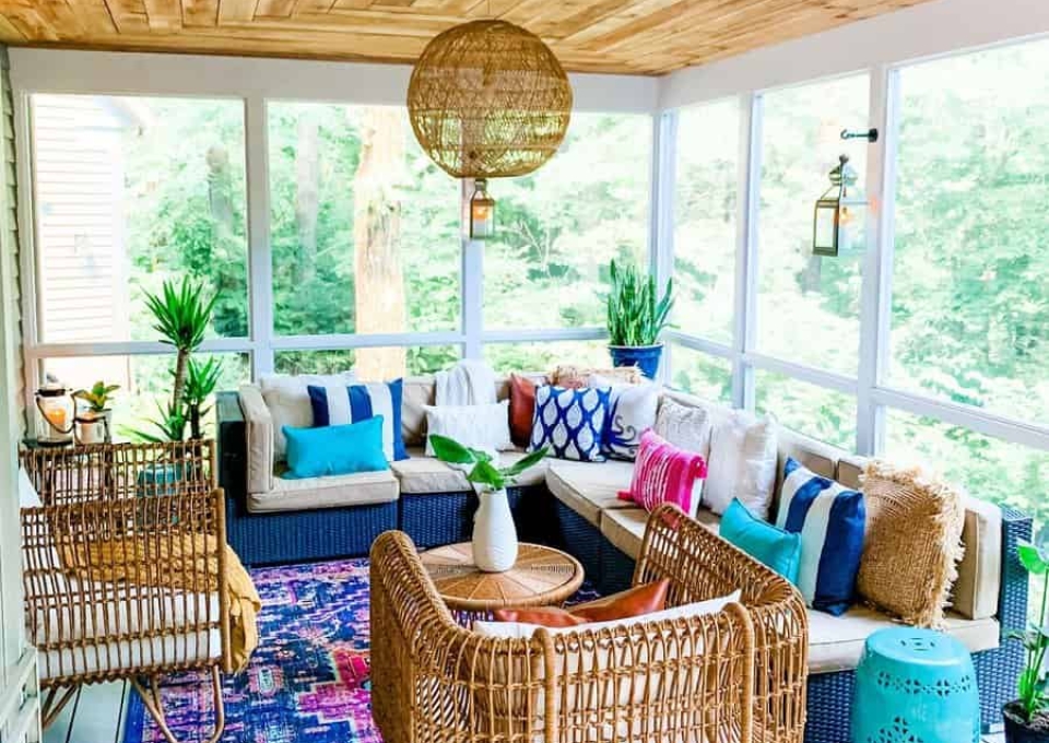 Porch Patio Decor Ideas Debvdesignsandhome