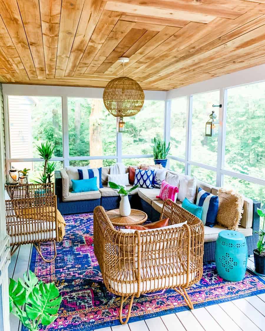 Porch Patio Decor Ideas Debvdesignsandhome