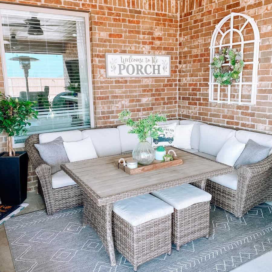 Porch Patio Decor Ideas Ourpolishedhome