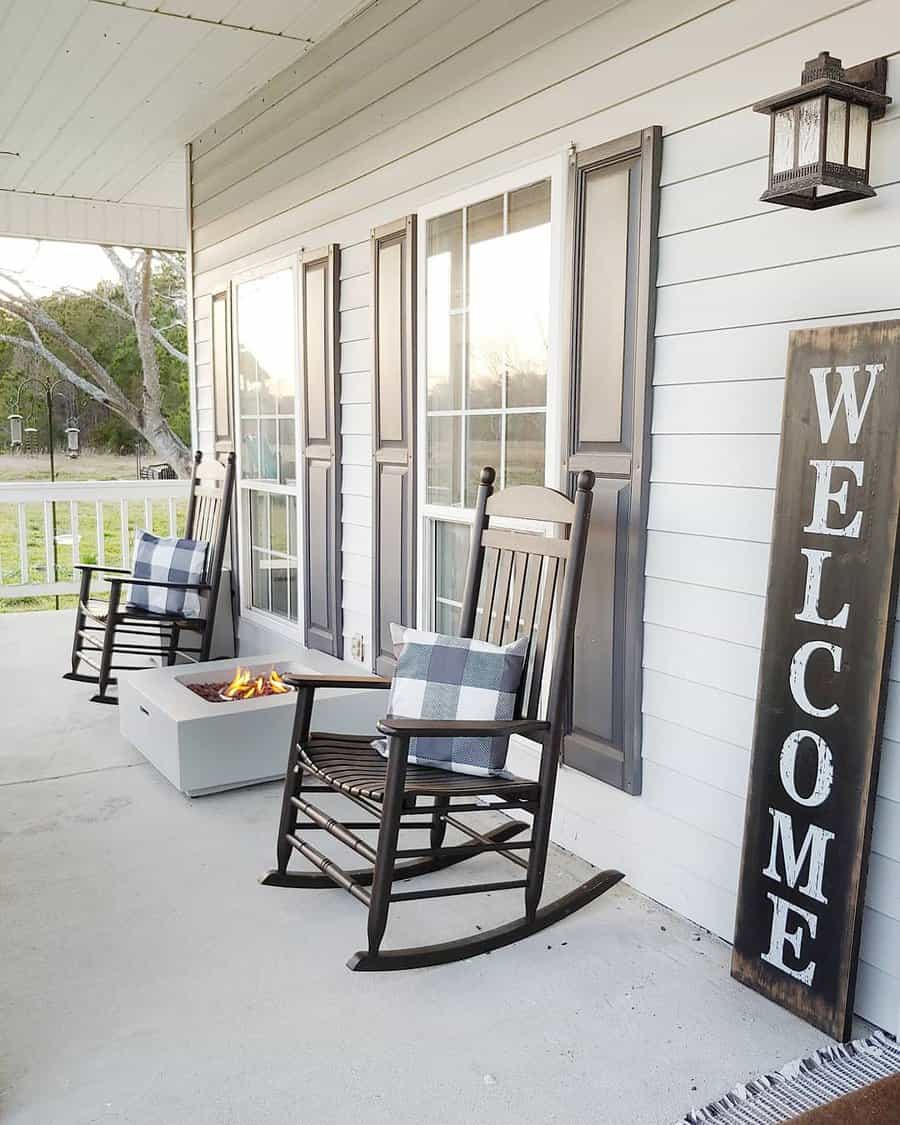 Porch Welcome Sign Ideas Fallons Homestead