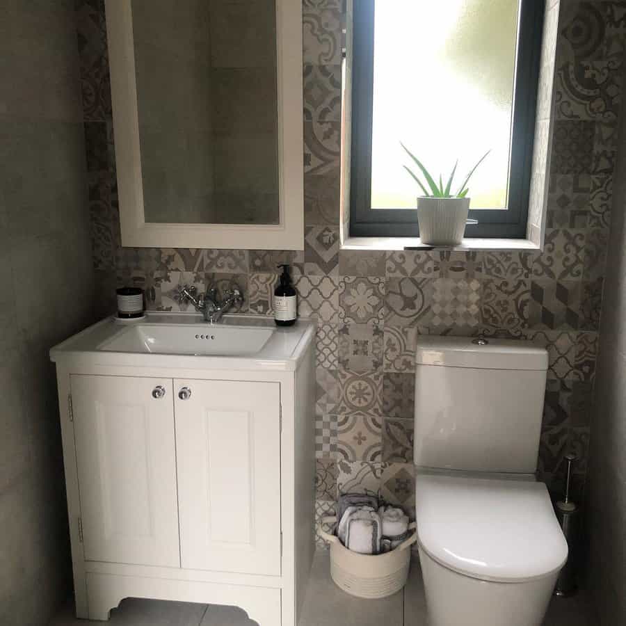 Powder Room Gray Bathroom Ideas Appleyardselfbuild