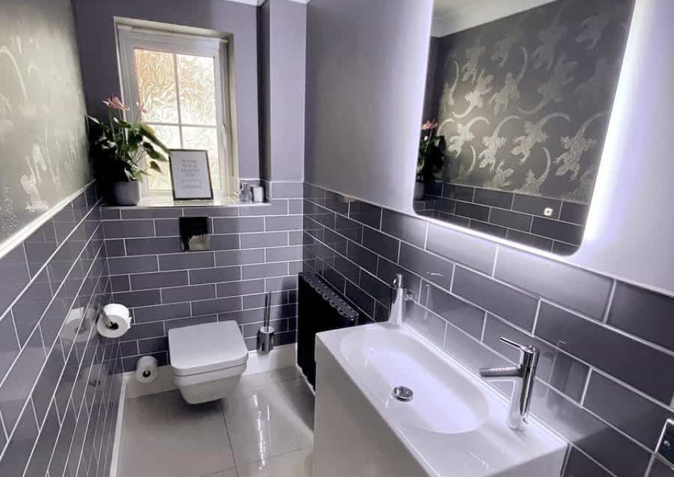 Powder Room Gray Bathroom Ideas Queen Of The Clean