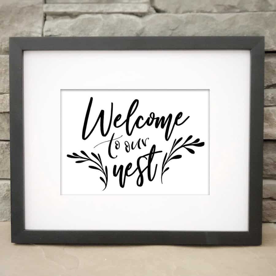 Printable Welcome Sign Ideas Bravenityhandcrafted