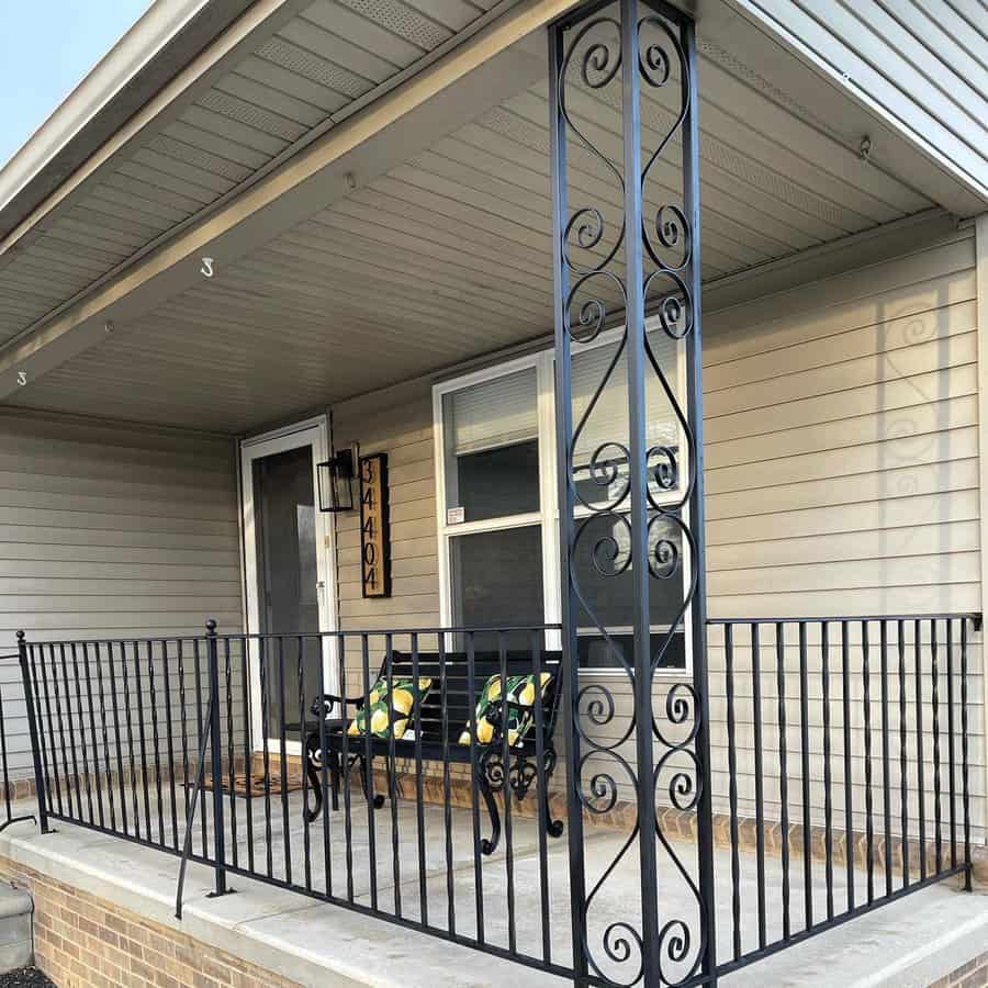 Railings Small Front Porch Ideas Nikkibhouse