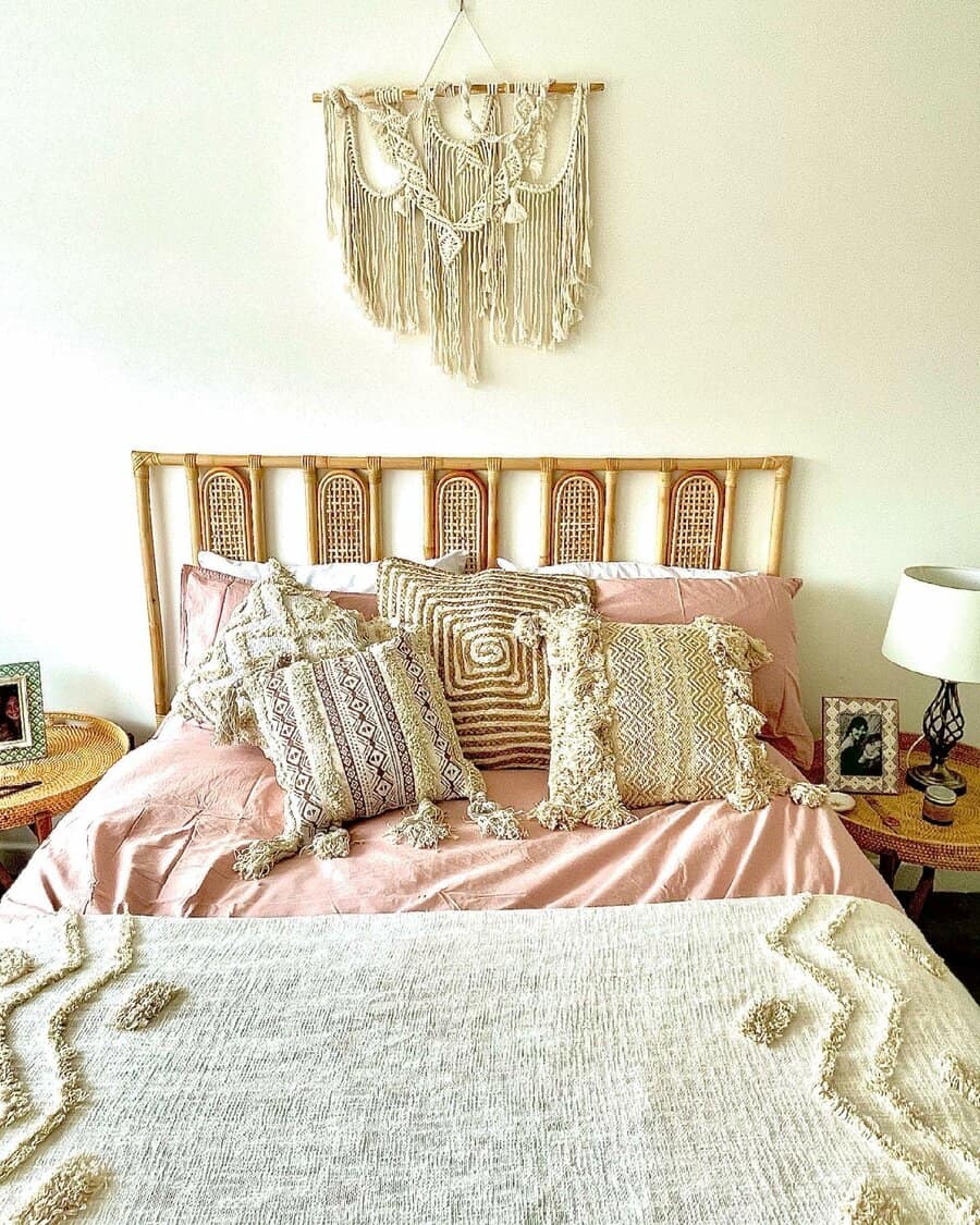 Rattan Boho Bedroom Ideas Chloee Woods